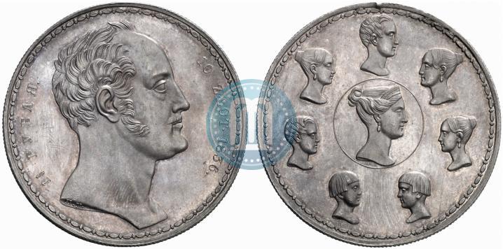 Picture 1,5 roubles - 10 złotych 1836 year П.У. "Family rouble"
