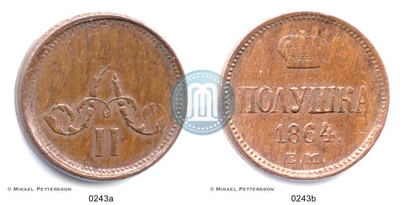 Picture Polushka 1864 year ЕМ 