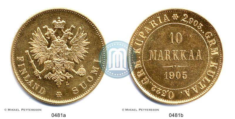 Picture 10 markkaa 1905 year L 