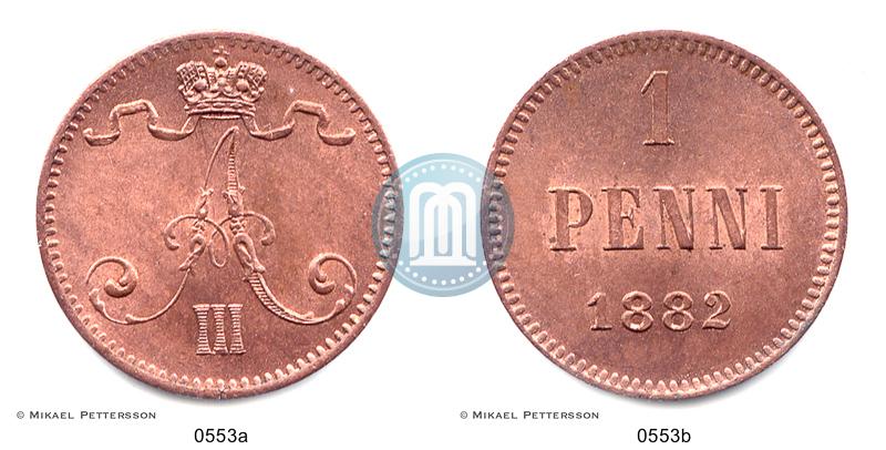 Фото 1 пенни 1882 года  