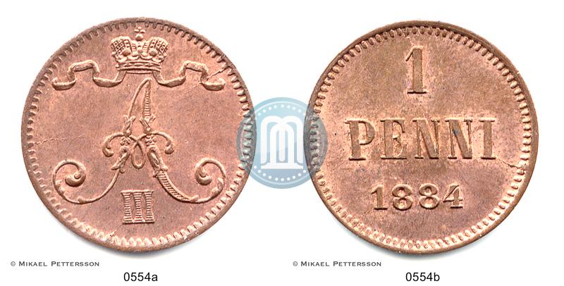 Фото 1 пенни 1884 года  