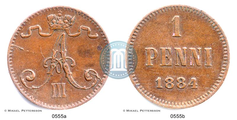 Picture 1 penni 1884 year  
