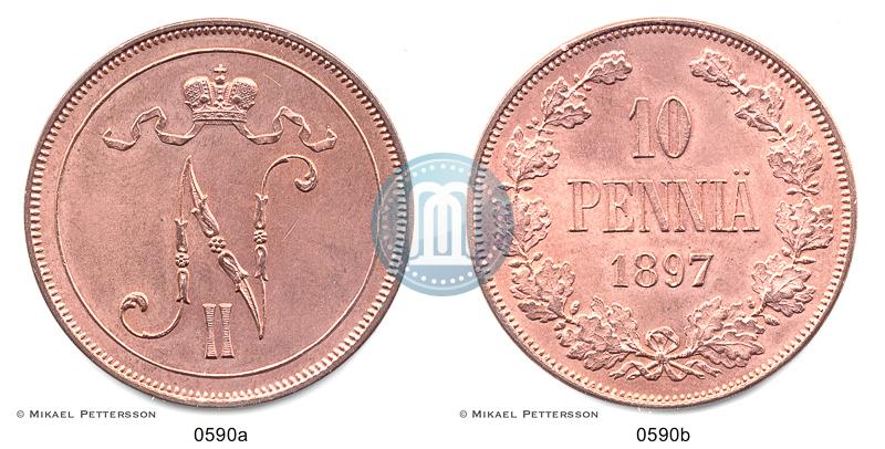 Фото 10 пенни 1897 года  