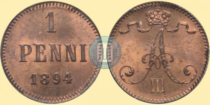 Picture 1 penni 1894 year  