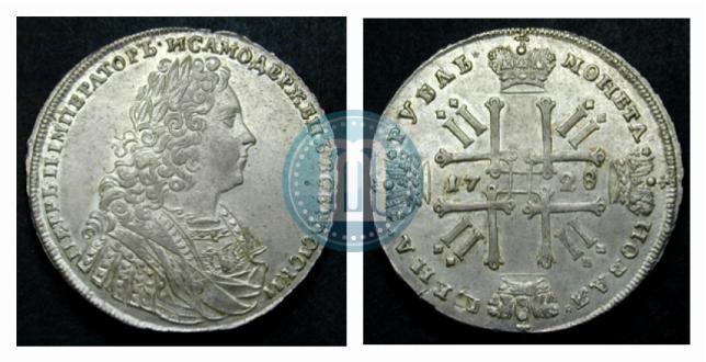 Фото 1 рубль 1728 года  "Тип 1728"