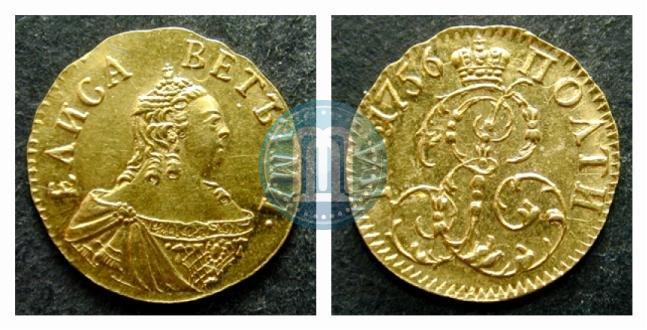 Фото Полтина 1756 года  