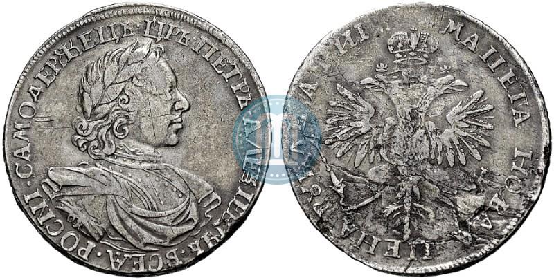 Фото 1 рубль 1718 года OK-L 