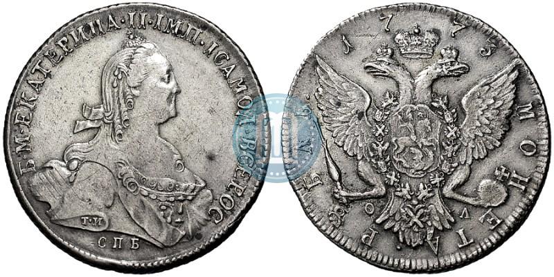 Фото 1 рубль 1773 года СПБ-ФЛ 