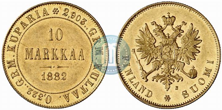 Picture 10 markkaa 1882 year S 