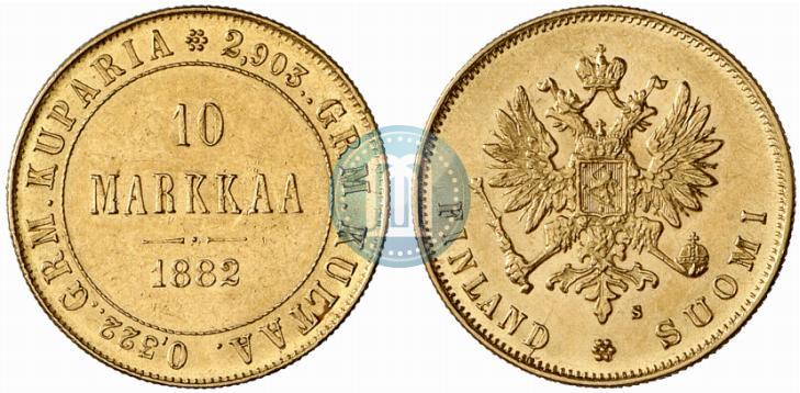 Picture 10 markkaa 1882 year S 
