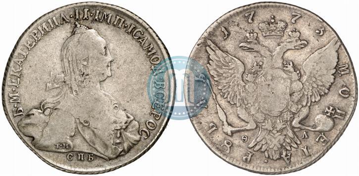 Picture 1 rouble 1773 year СПБ-ФЛ 