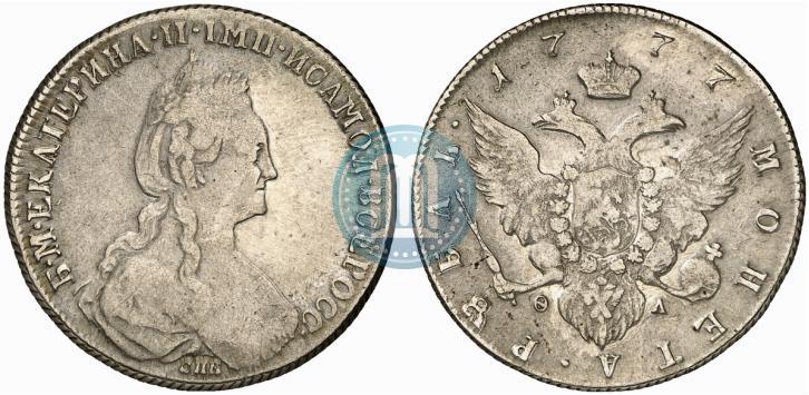 Picture 1 rouble 1777 year СПБ-ФЛ 