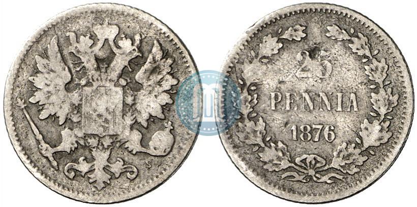Фото 25 пенни 1876 года S 