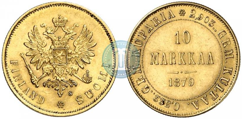 Фото 10 марок 1879 года S 