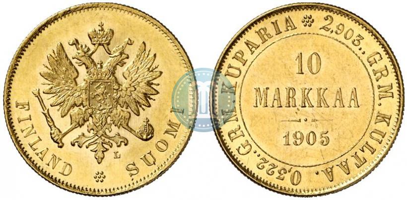 Фото 10 марок 1905 года L 