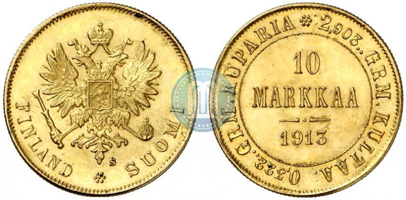Фото 10 марок 1913 года S 