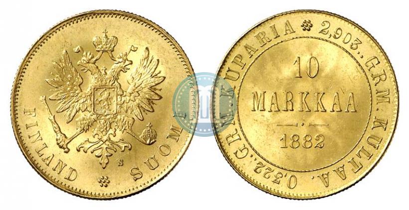 Picture 10 markkaa 1882 year S 