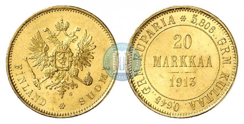 Picture 20 markkaa 1913 year S 