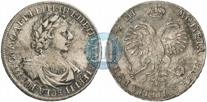 Picture 1 rouble 1718 year OK-L 