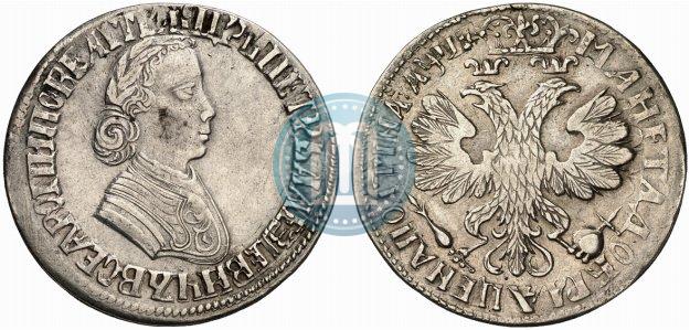 Picture Poltina 1705 year  "Portrait by F. Alekseev"