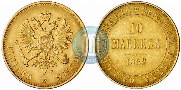 Picture 10 markkaa 1882 year S 