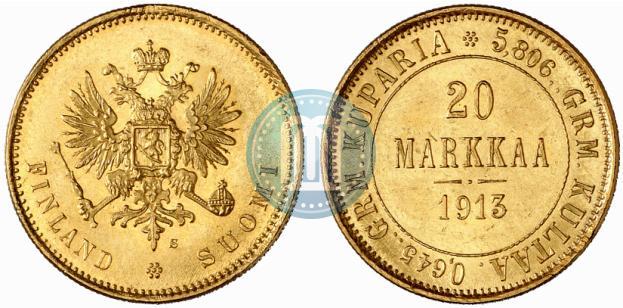 Picture 20 markkaa 1913 year S 