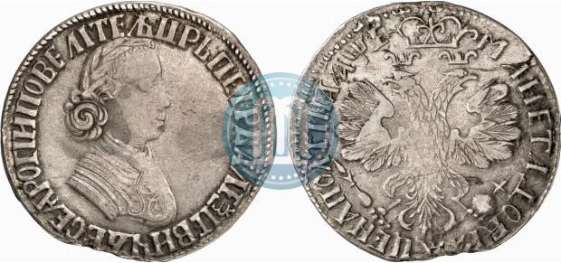 Picture Poltina 1705 year  "Portrait by F. Alekseev"