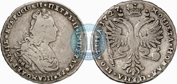 Picture Poltina 1727 year  "Moscow type"