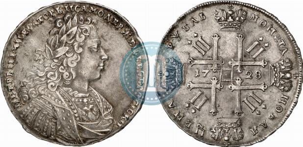 Picture 1 rouble 1728 year  "Type of 1728"