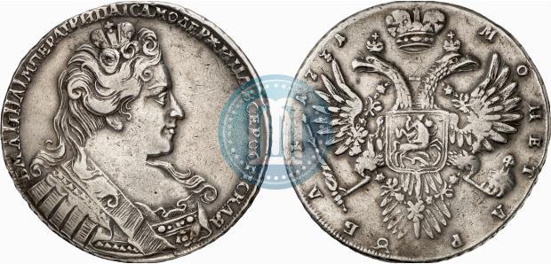 Picture 1 rouble 1731 year  
