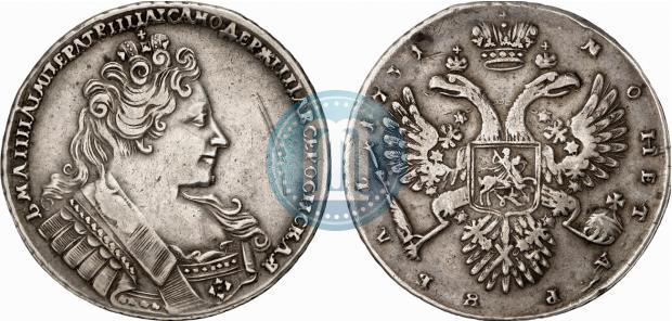 Picture 1 rouble 1731 year  