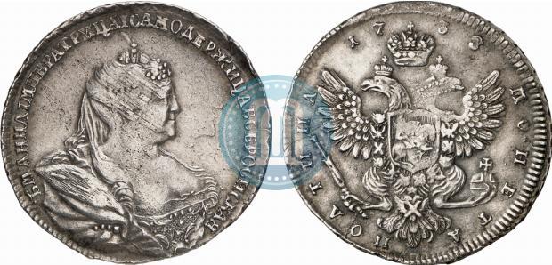 Picture Poltina 1738 year  "Moscow type"