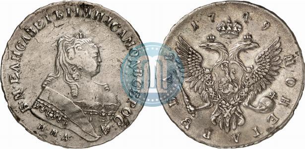 Picture 1 rouble 1749 year ММД 