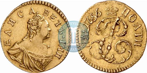 Фото Полтина 1756 года  