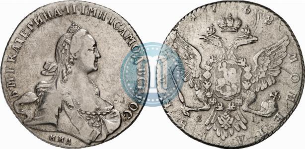 Picture 1 rouble 1768 year ММД-EI 