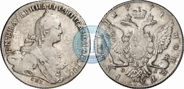Picture 1 rouble 1774 year СПБ-ФЛ 