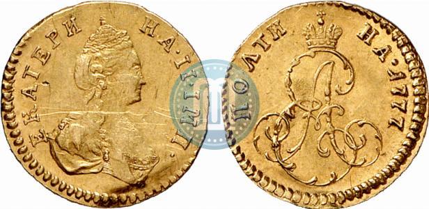 Фото Полтина 1777 года  