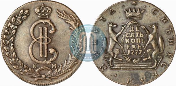 Picture 10 kopecks 1777 year КМ 