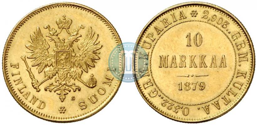 Picture 10 markkaa 1879 year S 