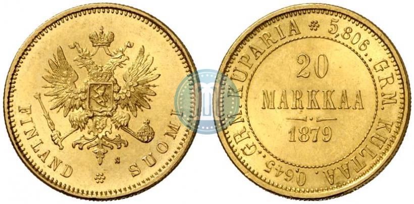 Picture 20 markkaa 1879 year S 