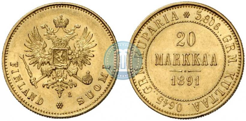 Фото 20 марок 1891 года L 