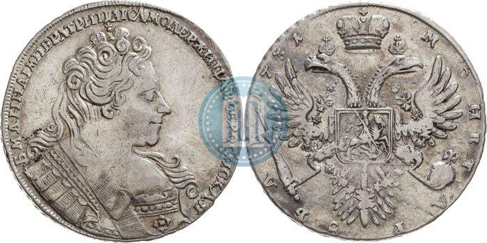 Picture 1 rouble 1731 year  