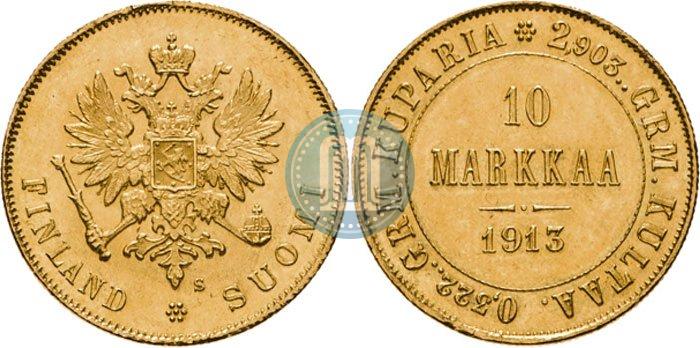 Picture 10 markkaa 1913 year S 