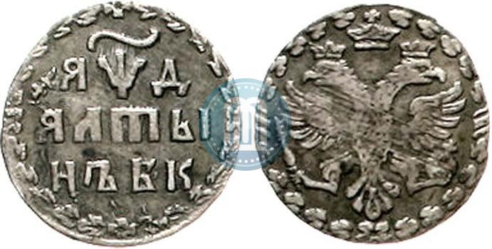 Фото Алтын 1704 года БК 