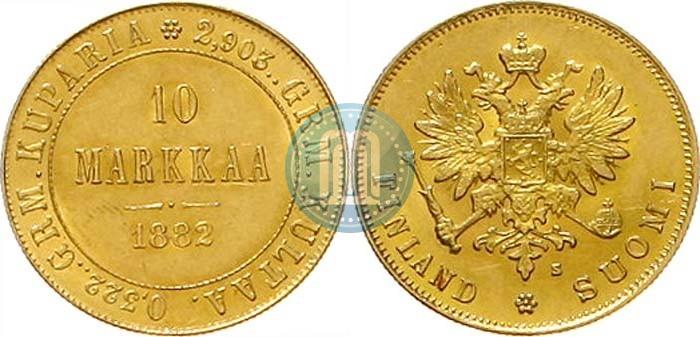 Picture 10 markkaa 1882 year S 