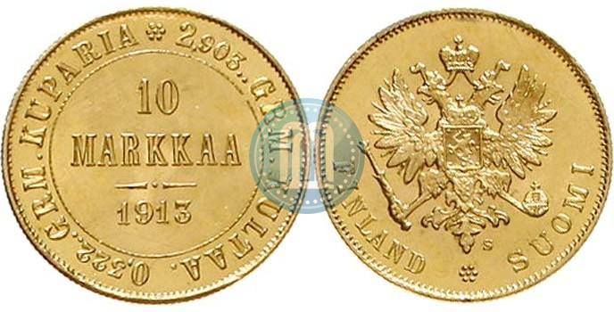 Picture 10 markkaa 1913 year S 