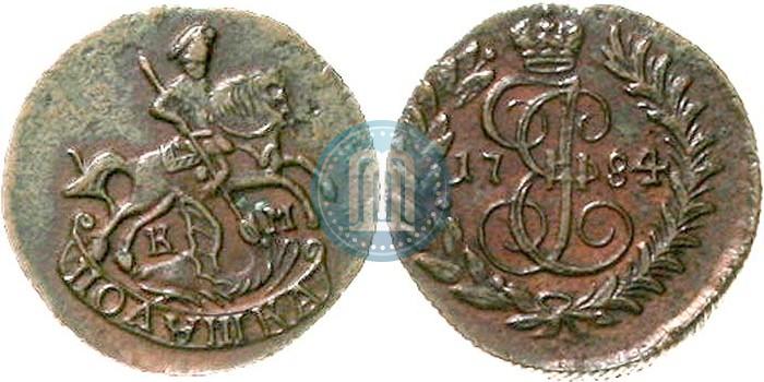 Фото Полушка 1784 года КМ 
