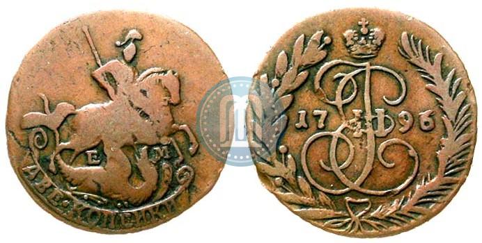 Picture 2 kopecks 1796 year ЕМ 