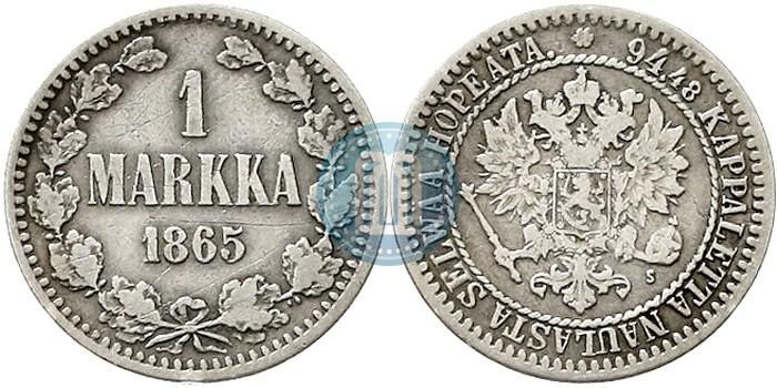 Фото 1 марка 1865 года S 