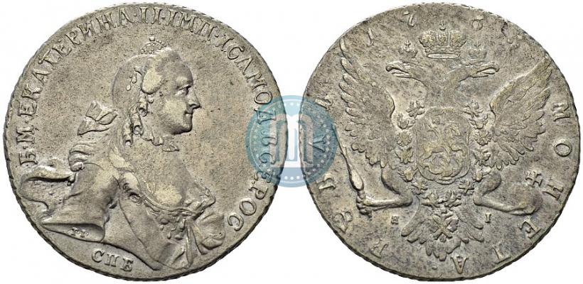 Picture 1 rouble 1765 year СПБ-ЯI 